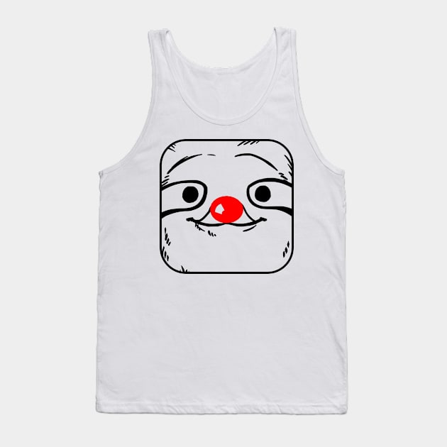 Red Nose Sloth 2022 Tank Top by Boo Face Designs